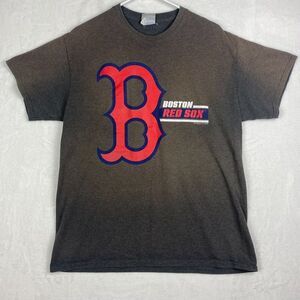 Genuine Merchandise Boston Red Sox T-Shirt Mens Large Brown Short Sleeve Casual